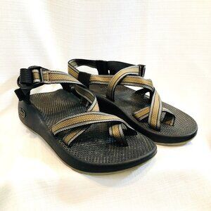 Chaco Men's Sport Sandal in Black Grey and Tan Size M8